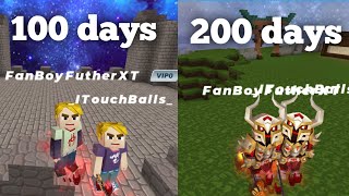 Skyblock 100 to 200 days Blockman go / BlockyMods