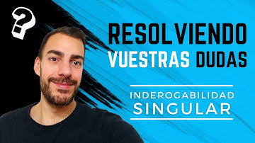 🤔 RESOLVIENDO VUESTRAS DUDAS 🤔 - Inderogabilidad singular con ejemplos prácticos