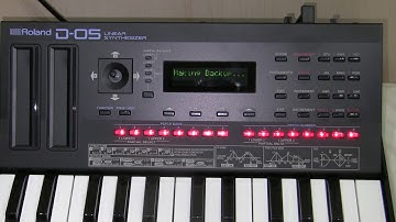 Roland D-05 Boutique Data Backup