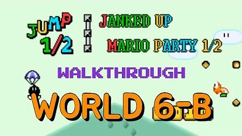 [SMW hack - JUMP½ Full Walkthrough] 6-B:gutter ball