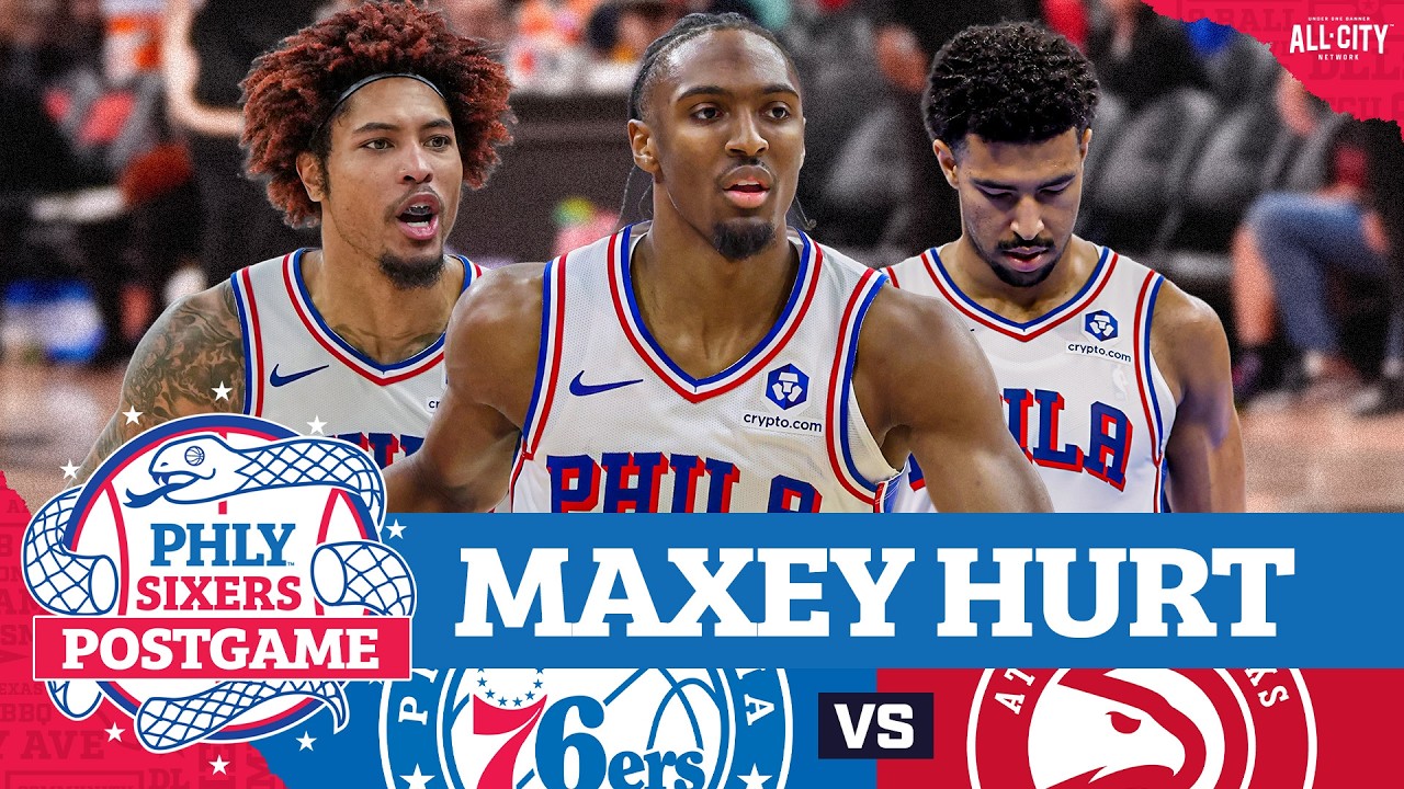 Tyrese Maxey Hurt In Final Seconds Of Loss To Hawks; Sixers Out Of Top 6 | PHLY Sixers Postgame