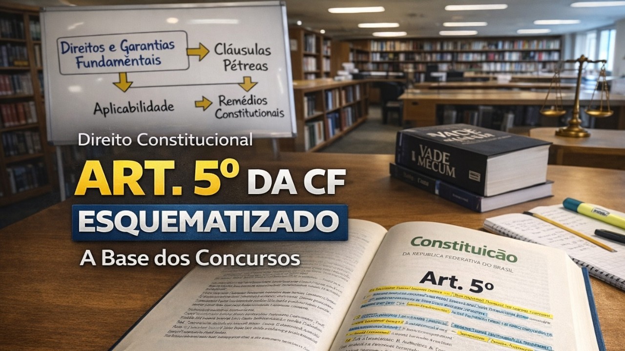 🎯Art 5° da Constituição | Princípais Pontos.
