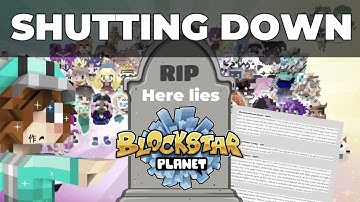 It’s confirmed that BlockStarPlanet is shutting down..?