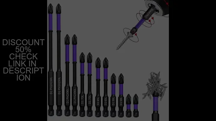Magnetic D1 Anti-shock Batch Head High Hardness Non-Slip Impact Bits Cross 25/50/65/70/90/150mm Ph2