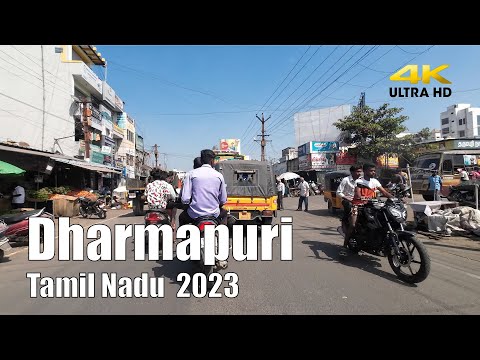 【India Drive 4K】Dharmapuri Tamil Nadu