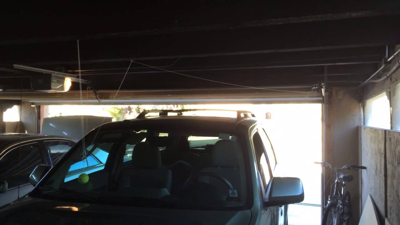 Tennis ball garage stopper YouTube