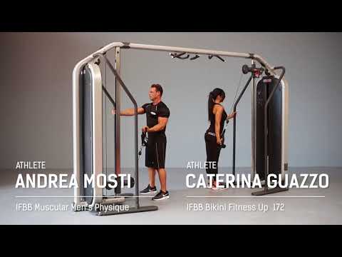 Тренировка с Кроссовером Panatta 1MTH125 Adjustable cable crossover