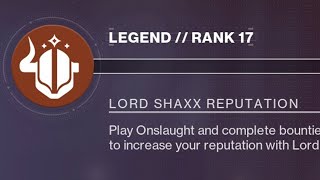 LORD SHAXX RANK 17 ! ... Now What ?