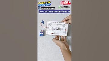 Charging And Discharging Of Capacitor Project Class 12 For Students #shortsvideo #shortsviral#shorts