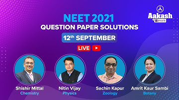 NEET (UG) 2021 Paper Live Discussion with Solutions | NEET 2021 Answer Key | Aakash BYJU