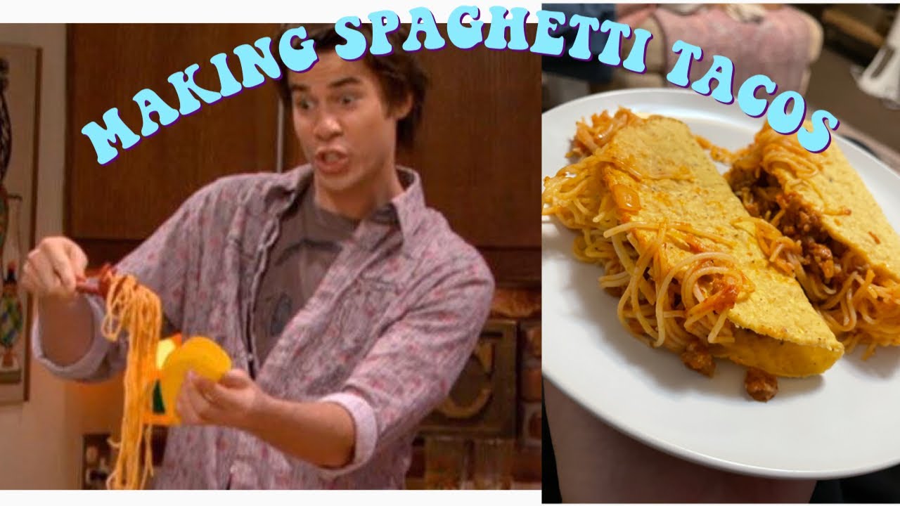 Trying Icarly Spaghetti Tacos They Re Actually Really Good Youtube