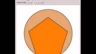 Rolling Polygons in a Circle