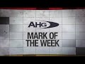 AHG Mark of the Week Round 13