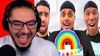 Beta Squad Bake Cakes Without A Recipe | REACTION