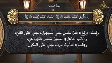 الإعراب الصوتي للقرآن الكريم سورة الغاشية...د. علي النمر