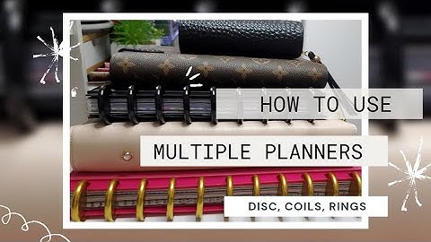 How To Use Multiple Planners| Revised Planner Lineup