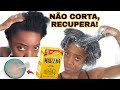 SEU CABELO VAI FICAR MUITO MACIO e HIDRATADO COM MAIZENA