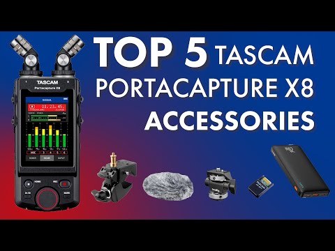 TASCAM「Portacapture X8」・AK-BT1・WS-86 Portacapture X8 | 8-Channel 32-Bit Float Portable Audio