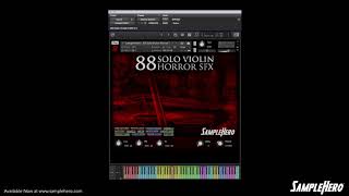 SampleHero - 88 Solo Violin Horror SFX Walkthrough Video