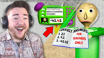 BALDI GAVE US THE ANSWER!!! (Insane Mod) | Baldi’s Basics Gameplay (Mods)