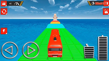 Impossible Bus Stunt Driving - Bus Mega Ramp Games 2020 #3 - Android Gameplay
