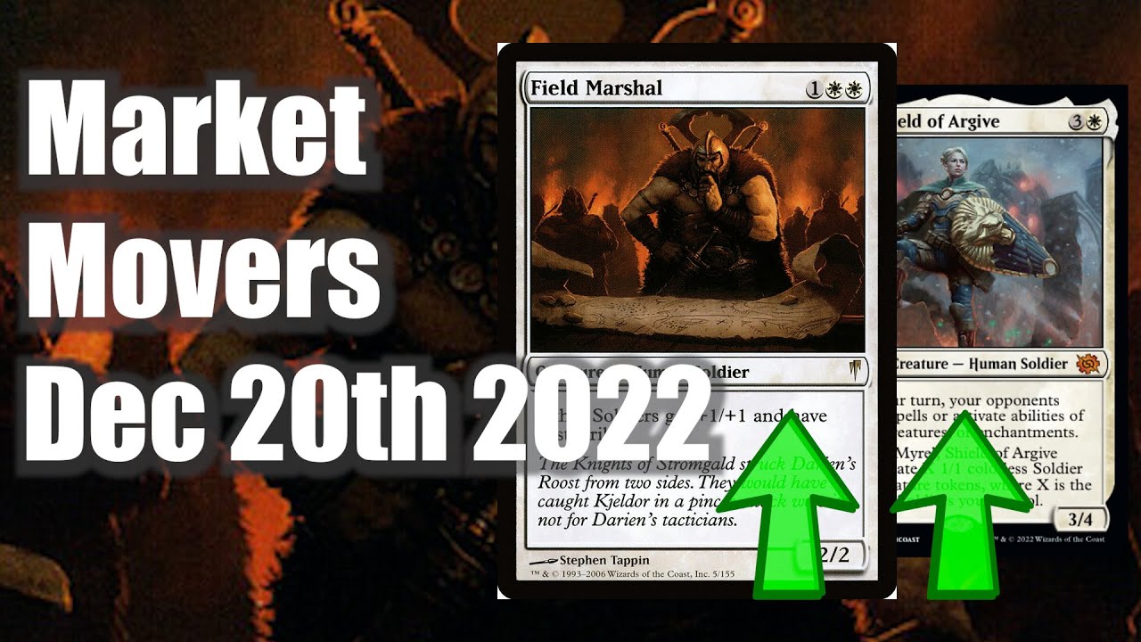 MTG Market Movers December 20 2022 Soldiers Get Support from