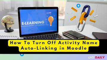 How to turn off Activity Name Auto Linking filter in Moodle #moodle #education #elearning #teacher
