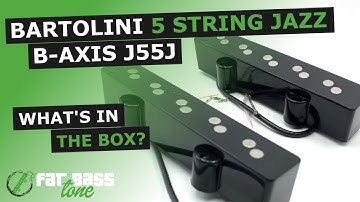 Bartolini b-axis J55J L/S 5 String Jazz Bass® Pickup Set: What’s In The Box (A Close-Up Look)