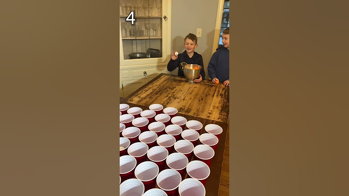 100 Cup Ping Pong Challenge!
