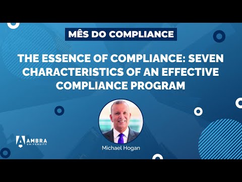 Lecture "The essence of compliance: seven characteristics of an effective compliance program"