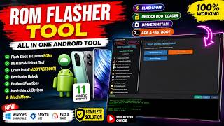 ROM FLASHER TOOL – All-in-One Android Flashing Tool 🔥 | ADB, Fastboot, ROM Flash, Unlock & Unbrick screenshot 1