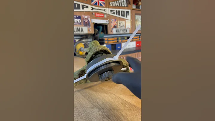 Do cable ties work on a garden strimmer? HACK??🤪