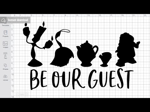 Be Our Guest Svg Free Disney SVG Cutting Files for Cricut Silhouette