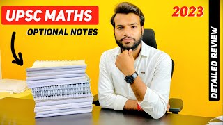 IMS Maths Optional Notes 2023 🔥| UPSC Maths Optional Notes | Mathematics Optional for UPSC