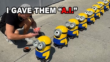 I Made Working Minions to Troll my Town