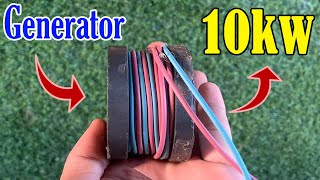 How I turn Permanent magnet under Super Magnet into 230V Generator New Project....