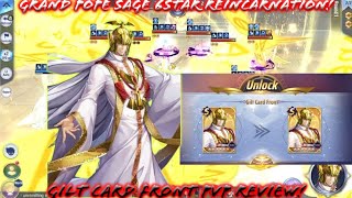 Saint Seiya: Awakening (KOTZ) - Grand Pope Sage 6Stars Reincarnation PvP! Gilt Card front Review!