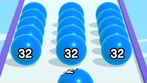 Ball Run 2048 - All Levels Gameplay Android,iOS Level 21-30