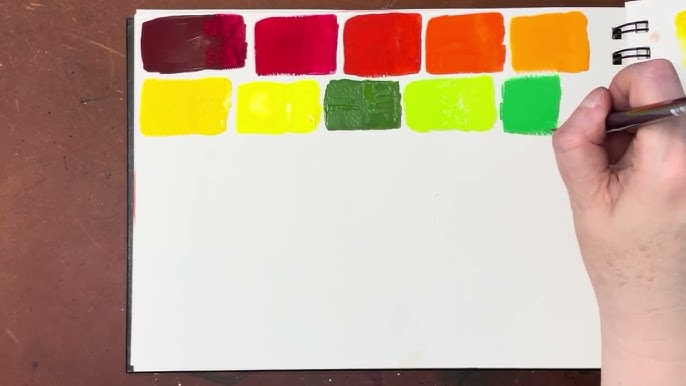 Playing with GOUACHE for the First Time (ShinHan Designers Gouache, Set of  24, REVIEW) 