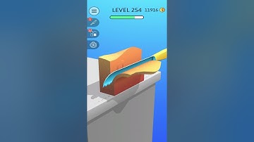 ASMR Slicing - All Levels Gameplay android, ios Levels 254 #shorts