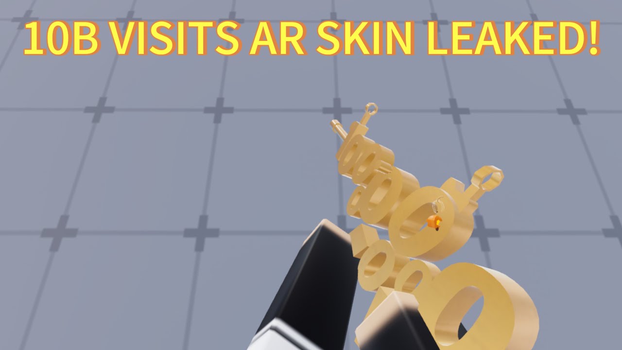 THE 10B VISITS AR SKIN GOT LEAKED! (Roblox Rivals) - YouTube