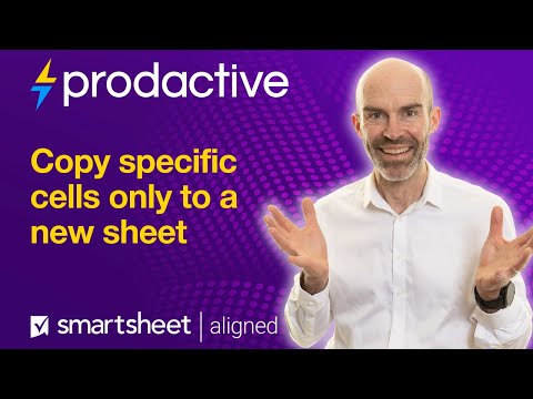 Smartsheet demo using Data shuttle to copy specific cells only to a new ...