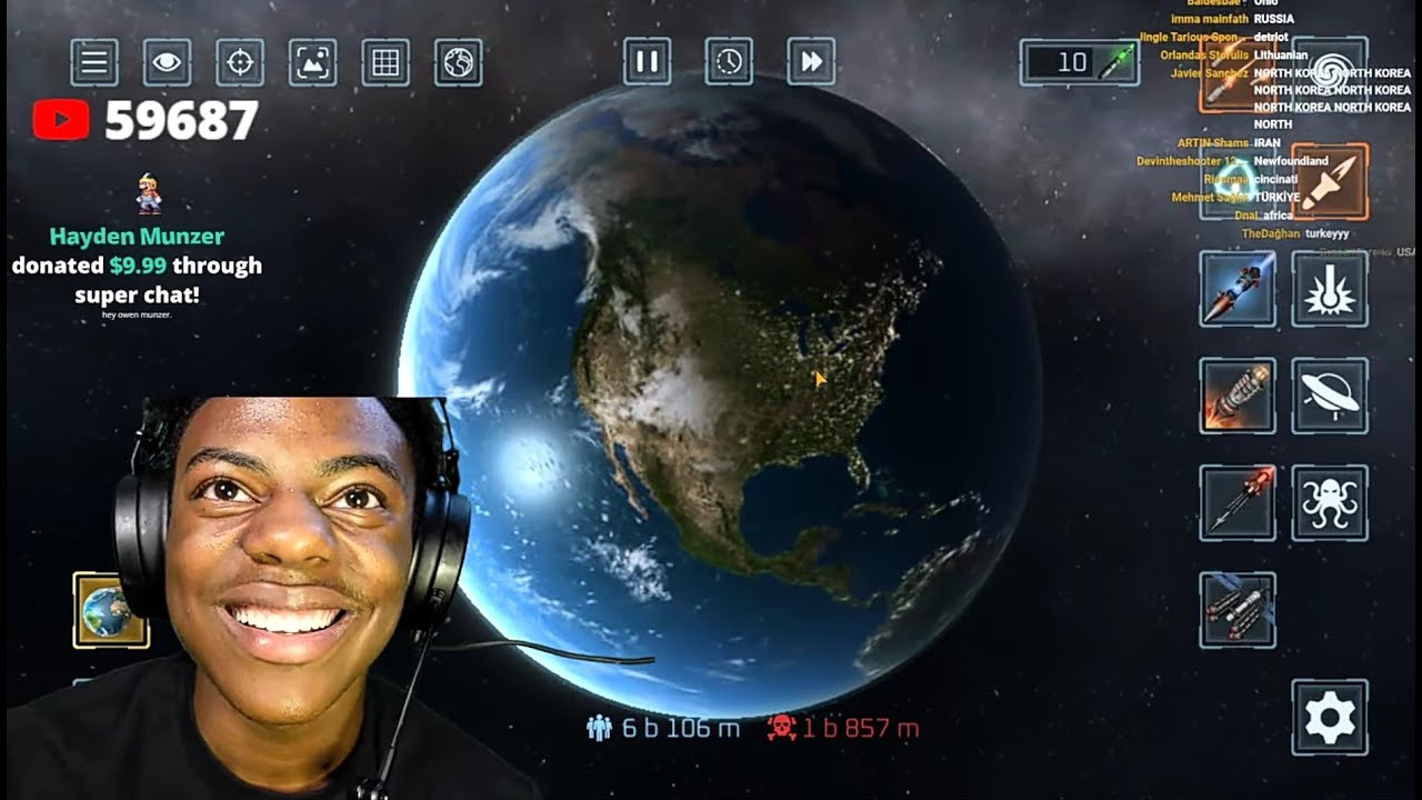 Earth Exploding Ishowspeed IShowSpeed Plays Solar smash (full video in 4k) - YouTube