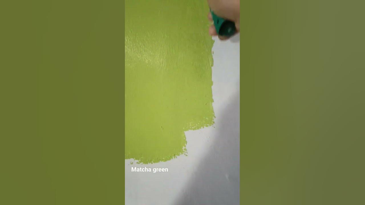 matcha green paint YouTube