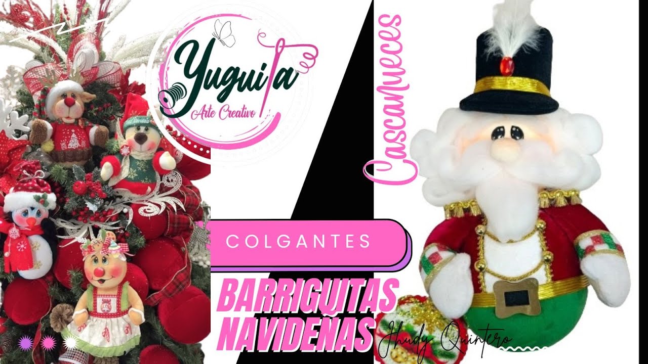Colgantes Barriguitas Navideñas  CASCANUECES