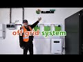 Bluesun solar off grid system