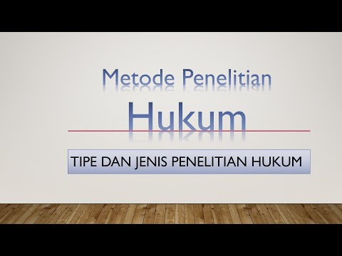 Video: Metode Imperatif Dalam Pengaturan Hubungan Hukum