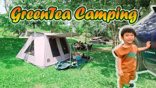 GreenTea Vlog..27 l ใจใสไร่ริมน้ำ ลานกางเต็นท์ Camping @แก่งกระจาน เพชรบุรี
