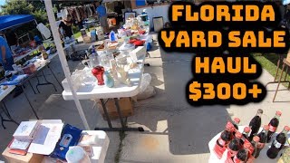 $300+ Florida Yard Sale Haul to sell on Ebay & Amazon for Profit видео