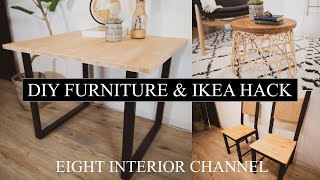 家具DIY＋IKEA購入品リメイク | センターテーブル＋ダイニングテーブル＋椅子/IKEA HACK & DIY FURNITURE center table+dining table+chair